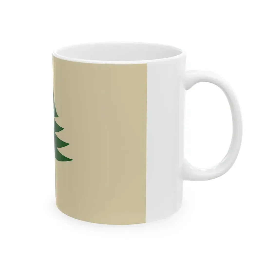 Unofficial flag of Maine (United States) White Coffee Mug - Go Mug Yourself