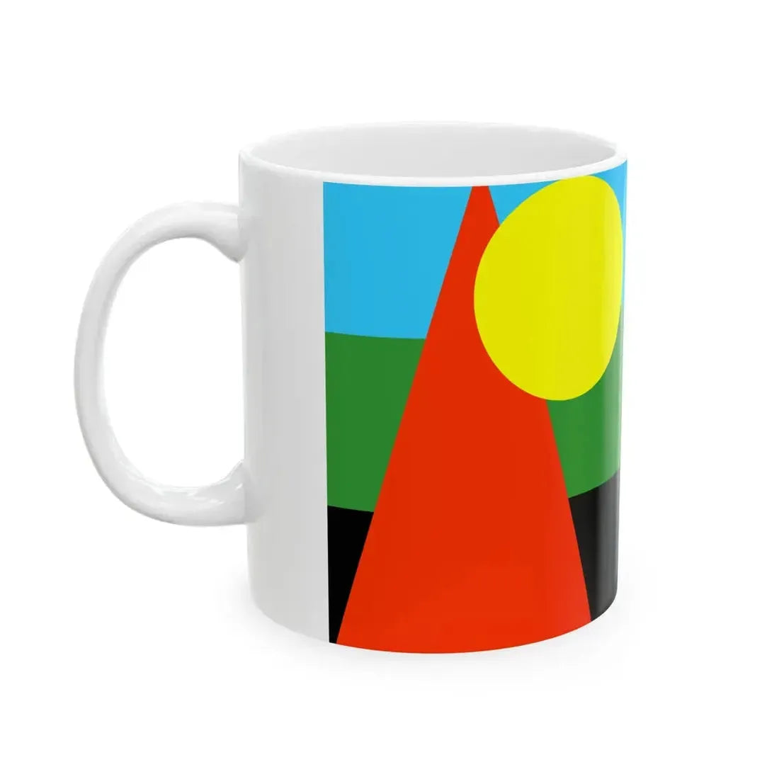 Unofficial flag of Reunion MLK (France) White Coffee Mug - Go Mug Yourself