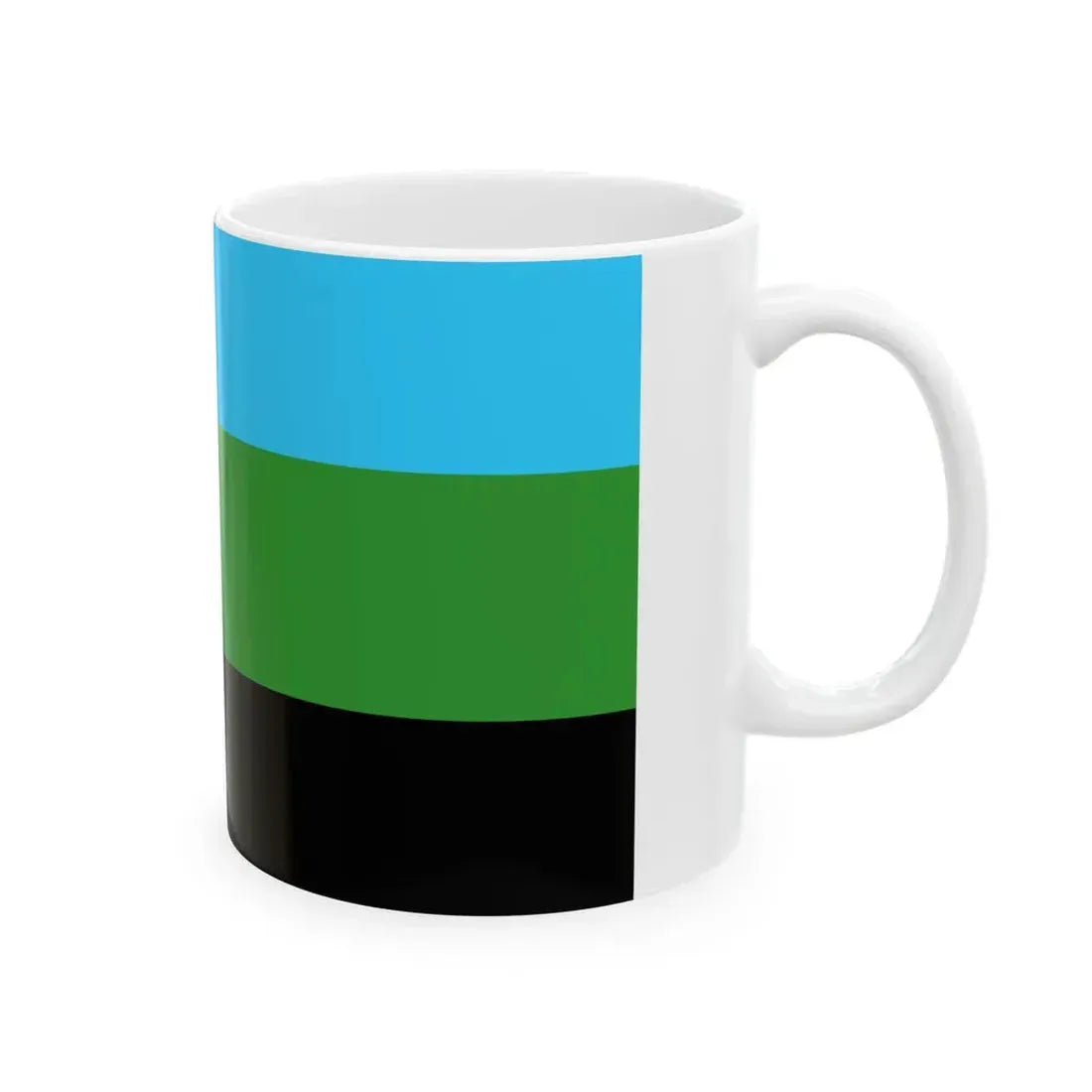 Unofficial flag of Reunion MLK (France) White Coffee Mug - Go Mug Yourself