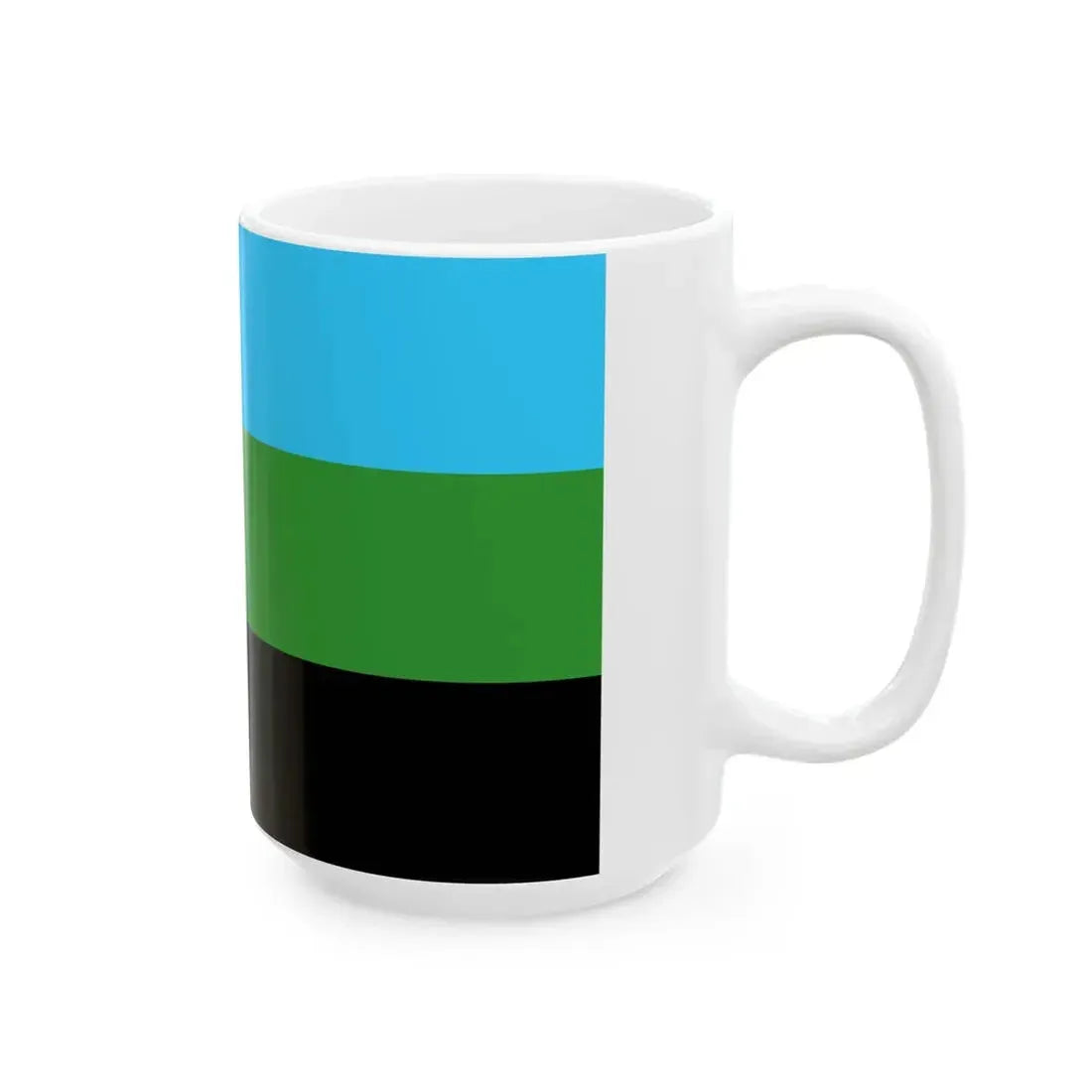 Unofficial flag of Reunion MLK (France) White Coffee Mug - Go Mug Yourself