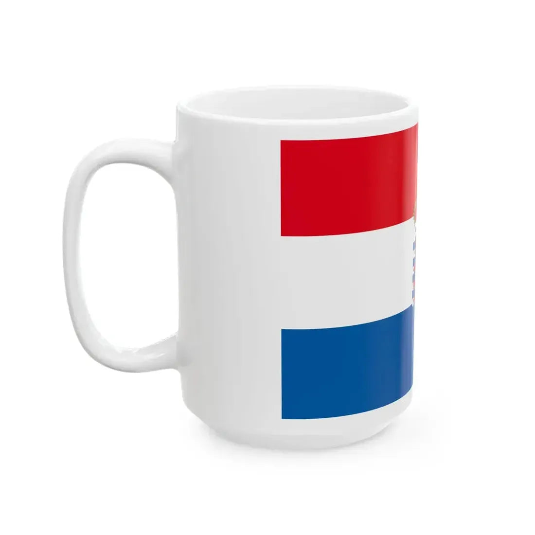 Unofficial flag of the province of Luxembourg (Belgium) White Coffee Mug - Go Mug Yourself