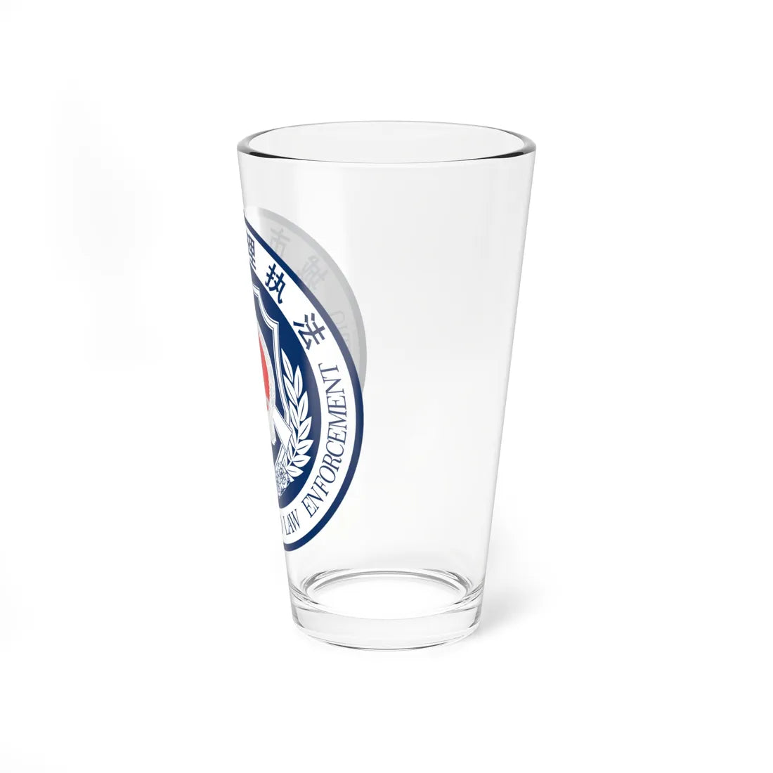 Urban Management And Law Enforcement logo P.R.China 城市管理执法标识 (China) (Coat of Arms) Pint Glass 16oz - Go Mug Yourself