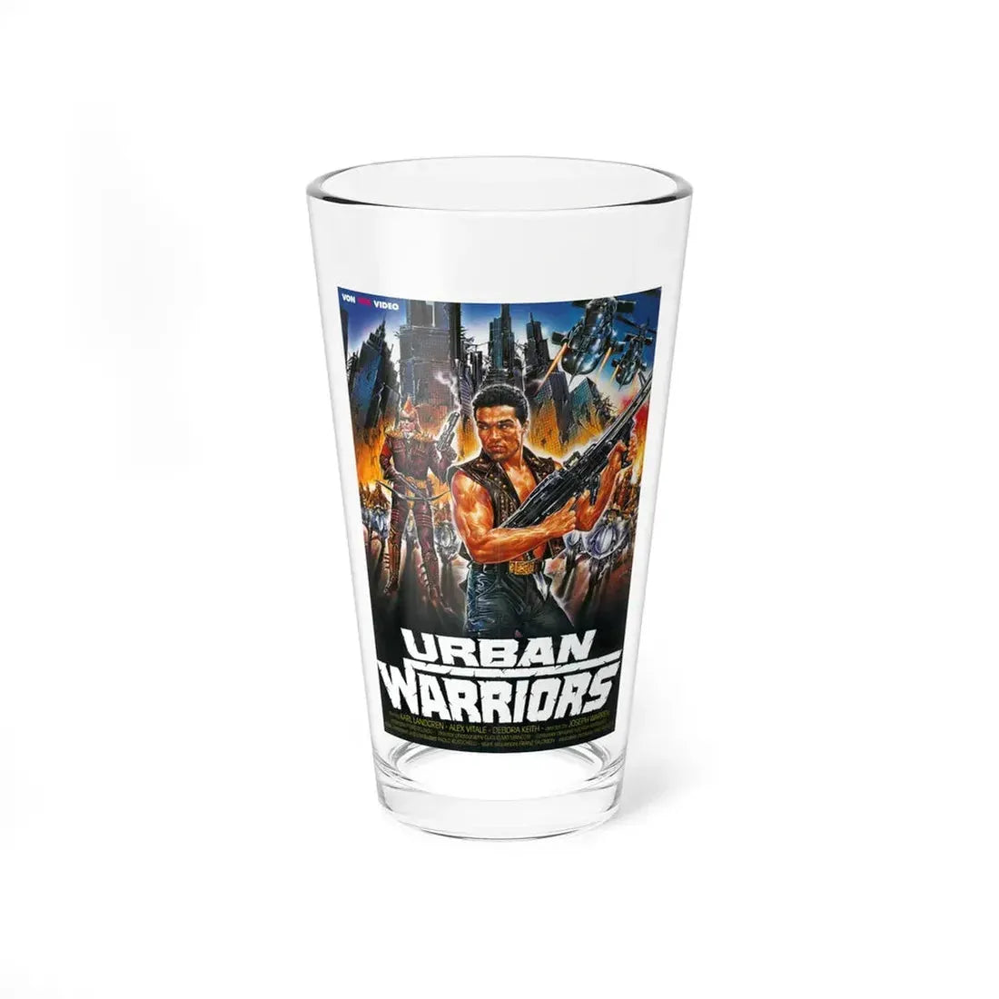 URBAN WARRIORS 1987 Movie Poster - Pint Glass 16oz 16oz - Go Mug Yourself