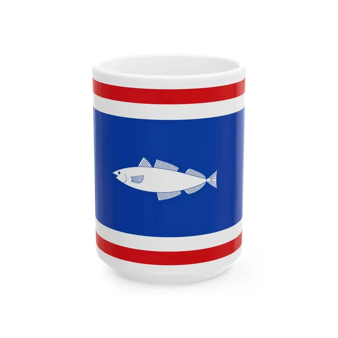 Urk vlag (Netherlands) White Coffee Mug 15oz - Go Mug Yourself