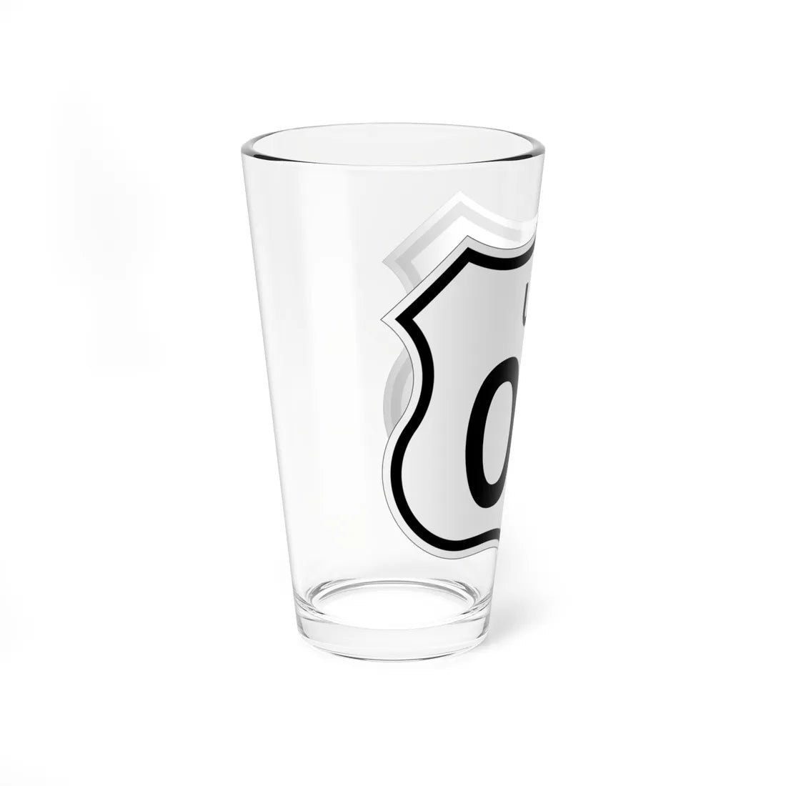 US 00 1961 cutout template (California) (Road Sign) Pint Glss 16oz - Go Mug Yourself