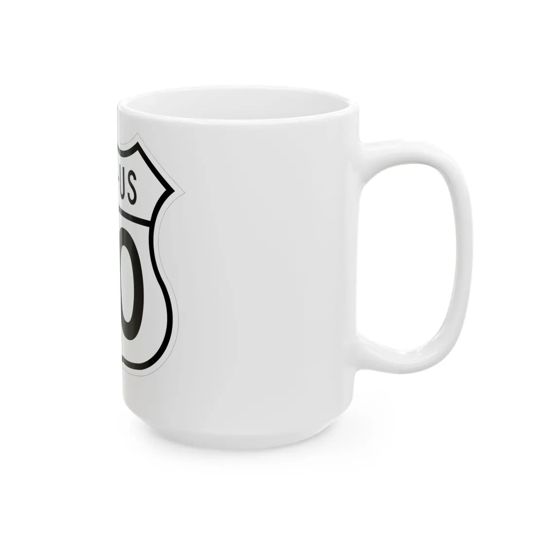 US 00 Ohio 1948 (Ohio) (Road Sign) White Coffee Mug - Go Mug Yourself