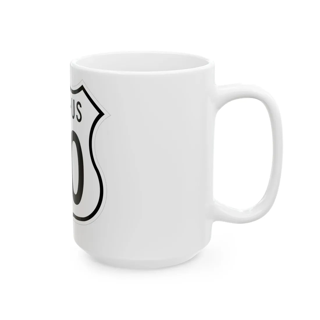 US 00 Ohio 1955 (Ohio) (Road Sign) White Coffee Mug - Go Mug Yourself