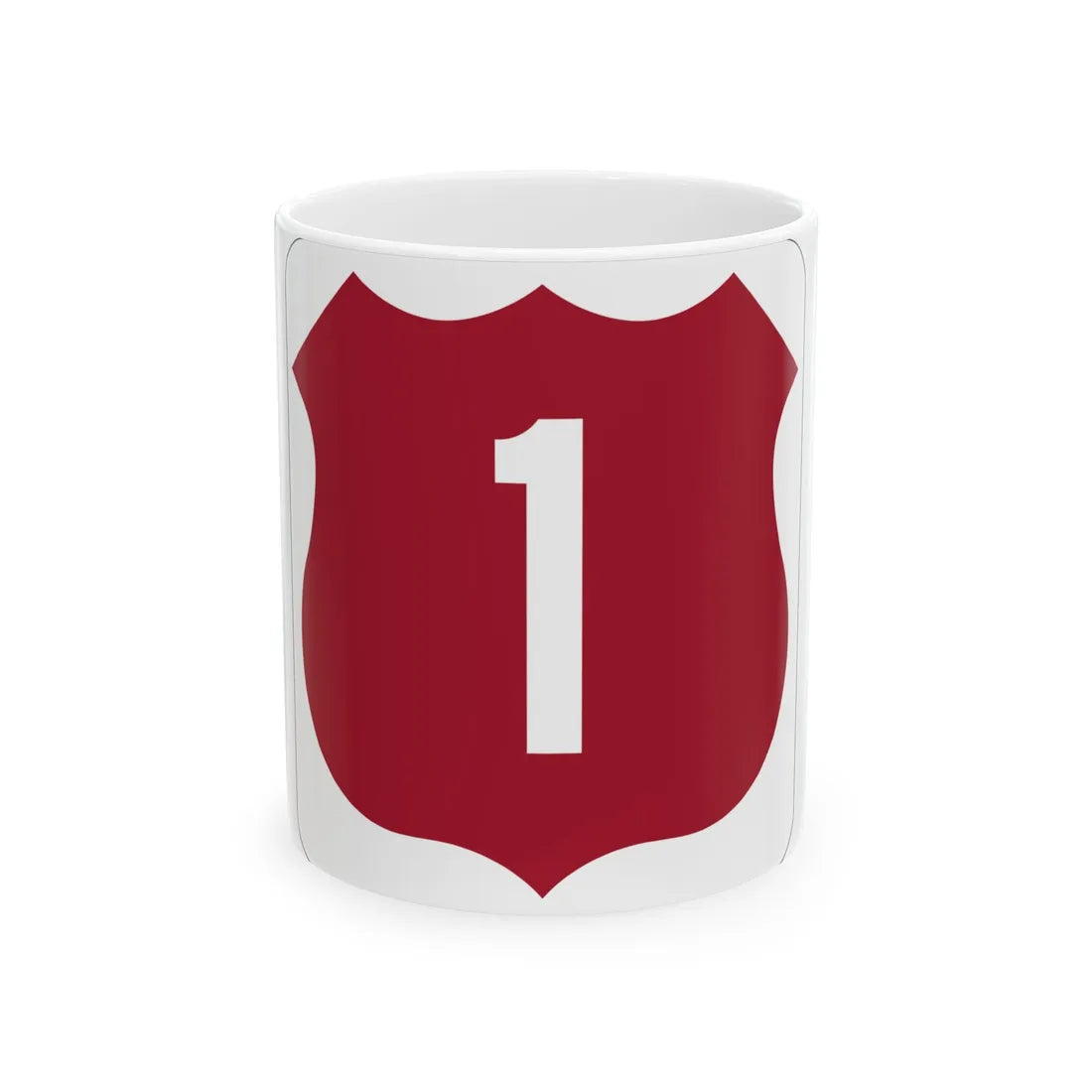 US 1 FL (Florida) (Road Sign) White Coffee Mug 11oz - Go Mug Yourself