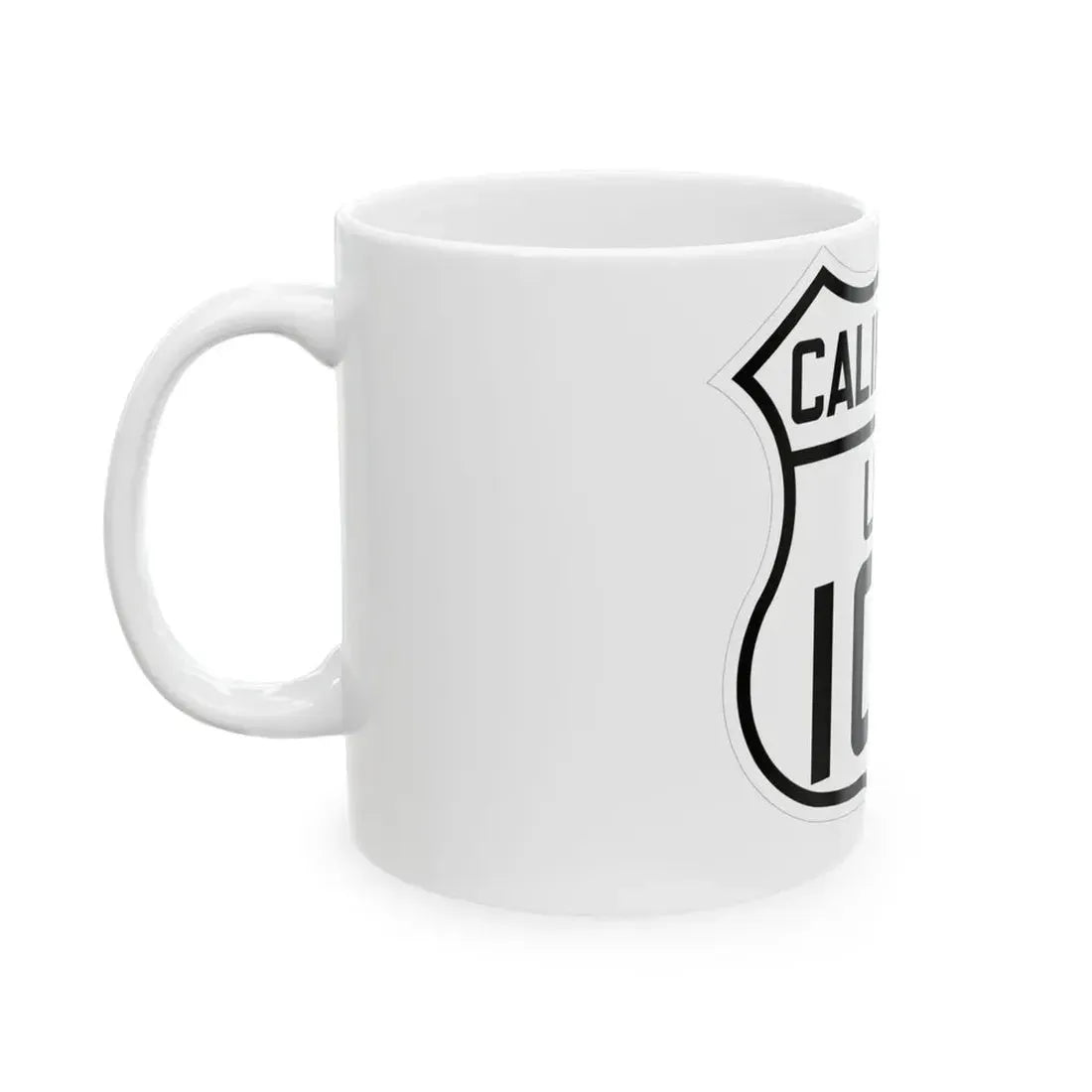 US 101W California 1926 (California) (Road Sign) White Coffee Mug - Go Mug Yourself