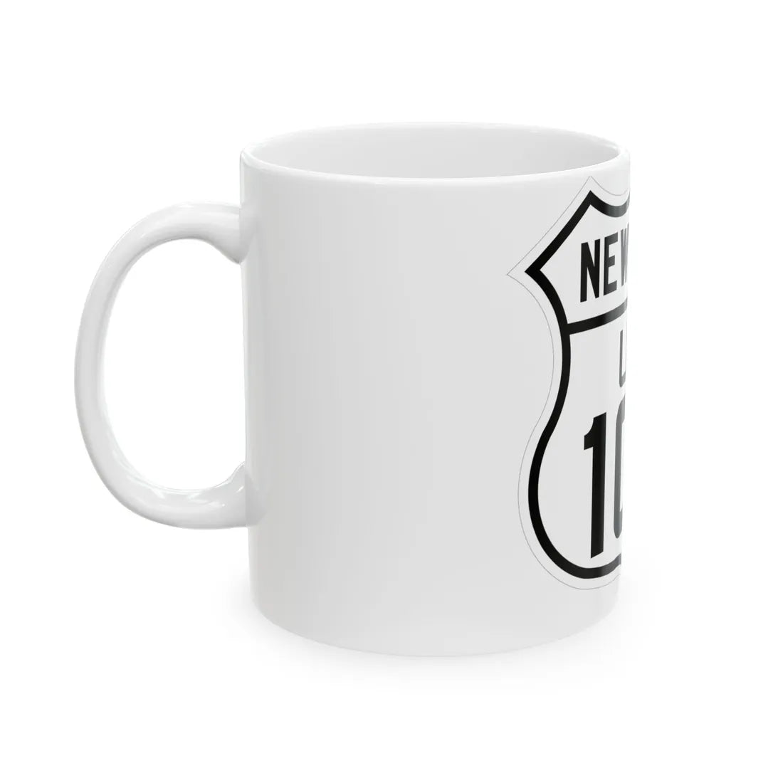 US 104 New York 1926 (New York) (Road Sign) White Coffee Mug - Go Mug Yourself