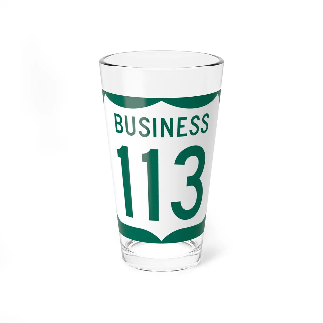 US 113 Business MD (Maryland) (Road Sign) Pint Glss 16oz 16oz - Go Mug Yourself