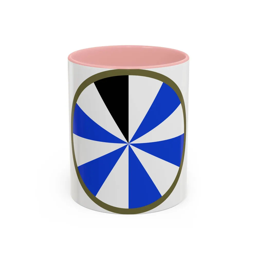 US 11th Infantry Division (U.S. Army) Accent Coffee Mug 11oz Pink - Go Mug Yourself