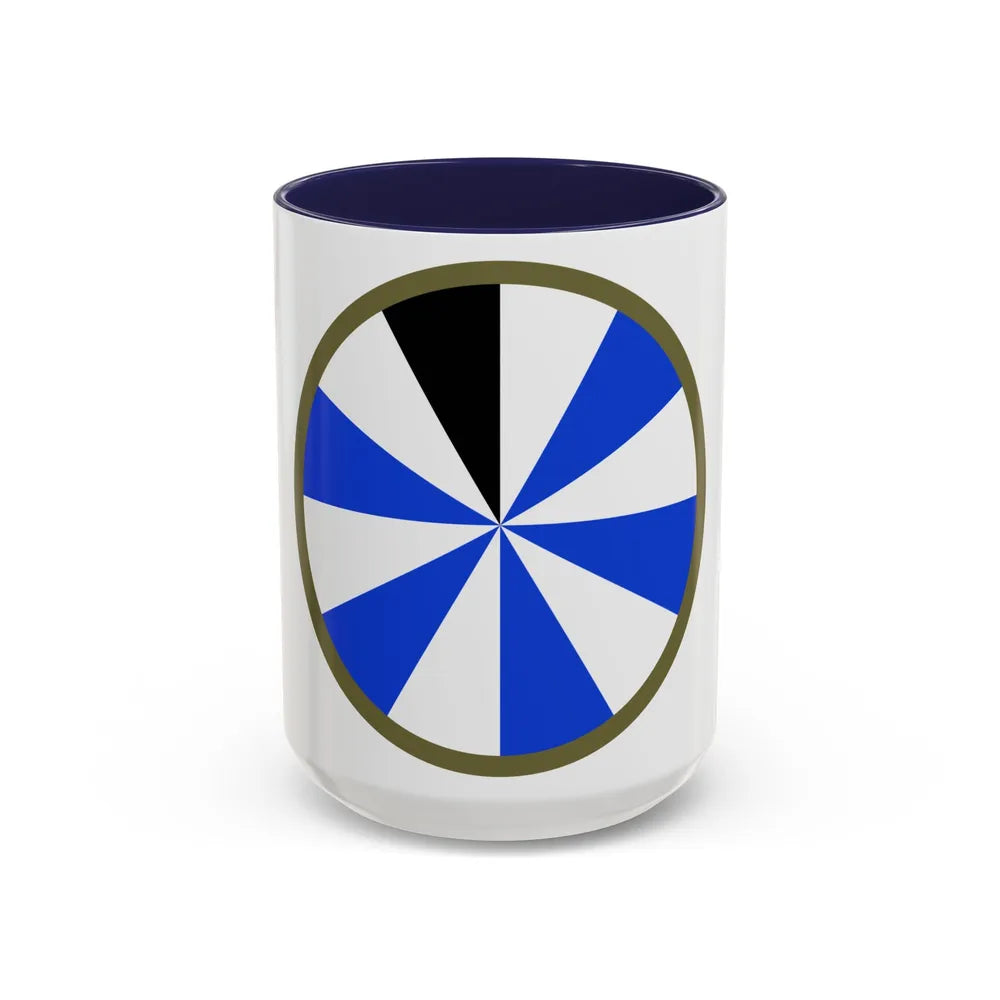 US 11th Infantry Division (U.S. Army) Accent Coffee Mug 15oz Navy - Go Mug Yourself