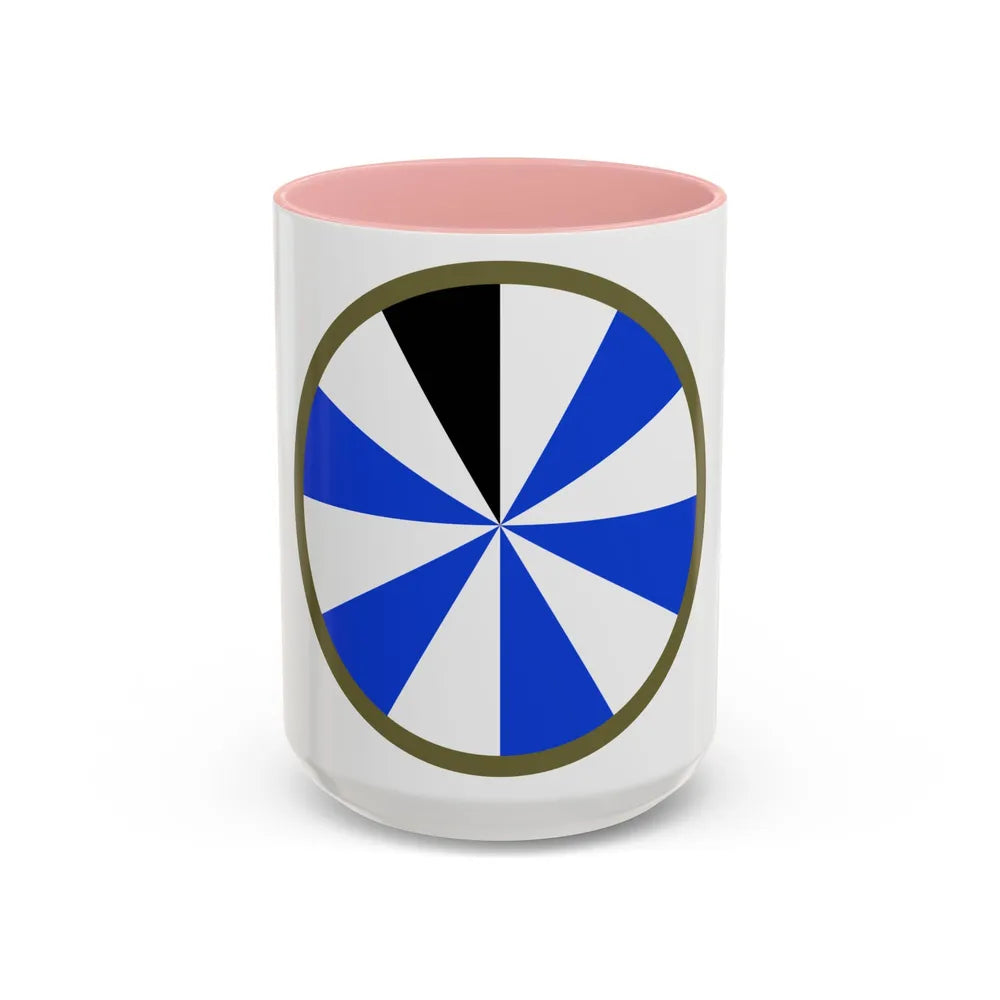 US 11th Infantry Division (U.S. Army) Accent Coffee Mug 15oz Pink - Go Mug Yourself