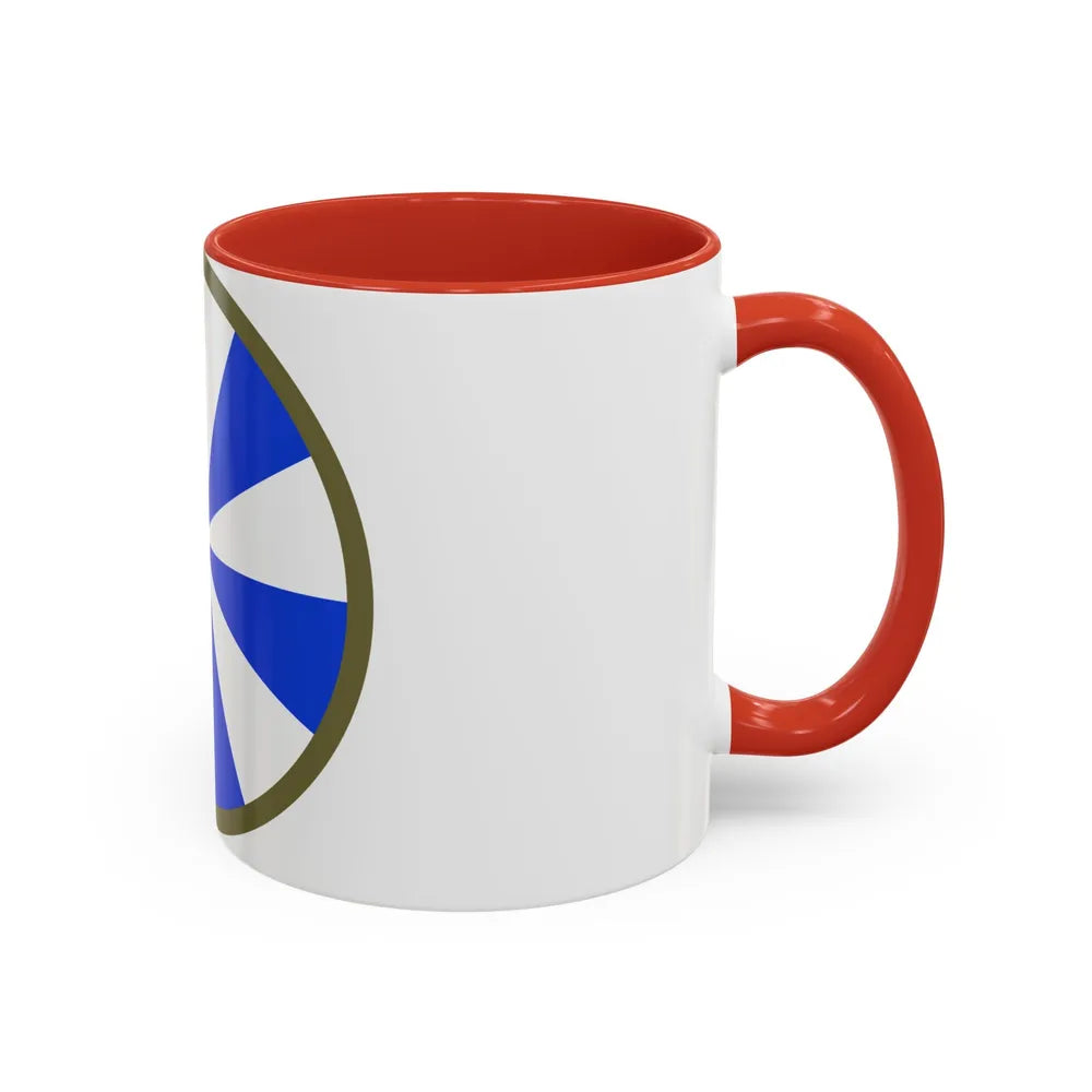 US 11th Infantry Division (U.S. Army) Accent Coffee Mug - Go Mug Yourself