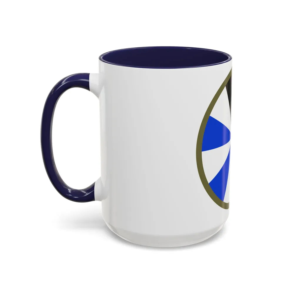 US 11th Infantry Division (U.S. Army) Accent Coffee Mug - Go Mug Yourself