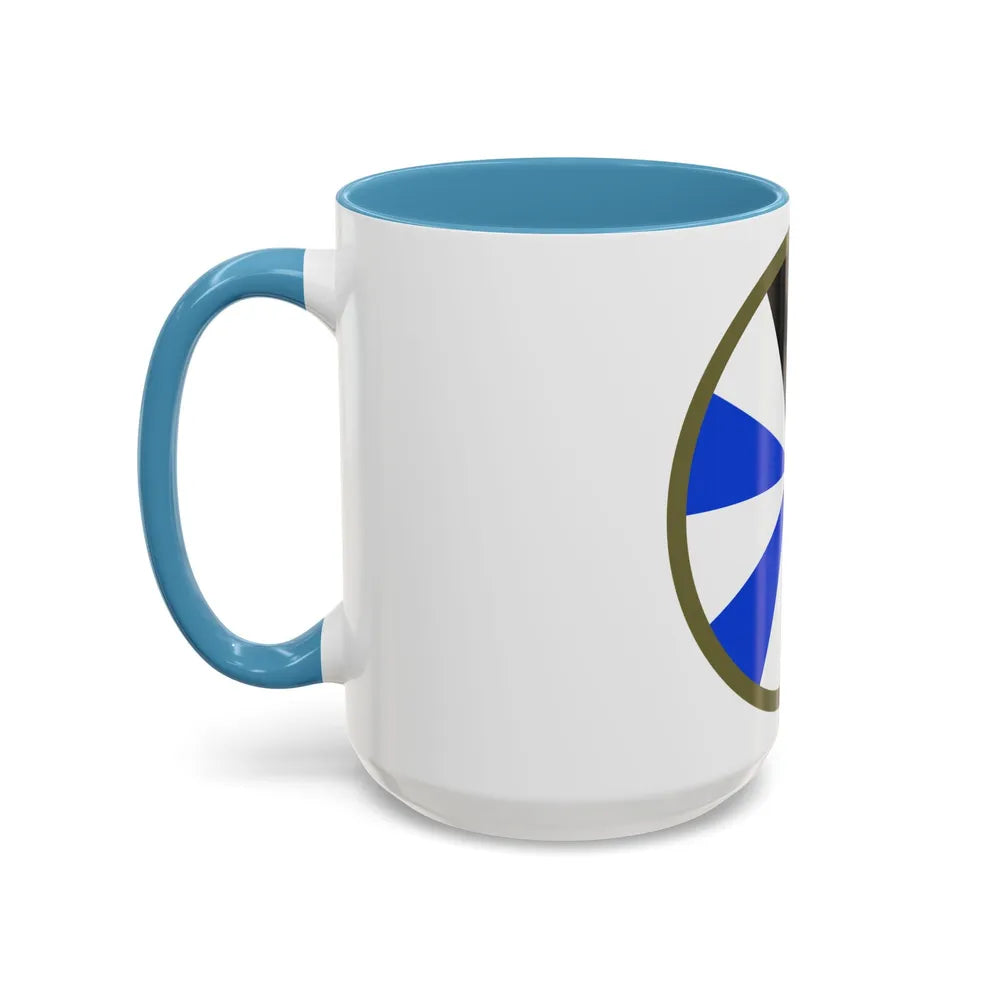 US 11th Infantry Division (U.S. Army) Accent Coffee Mug - Go Mug Yourself