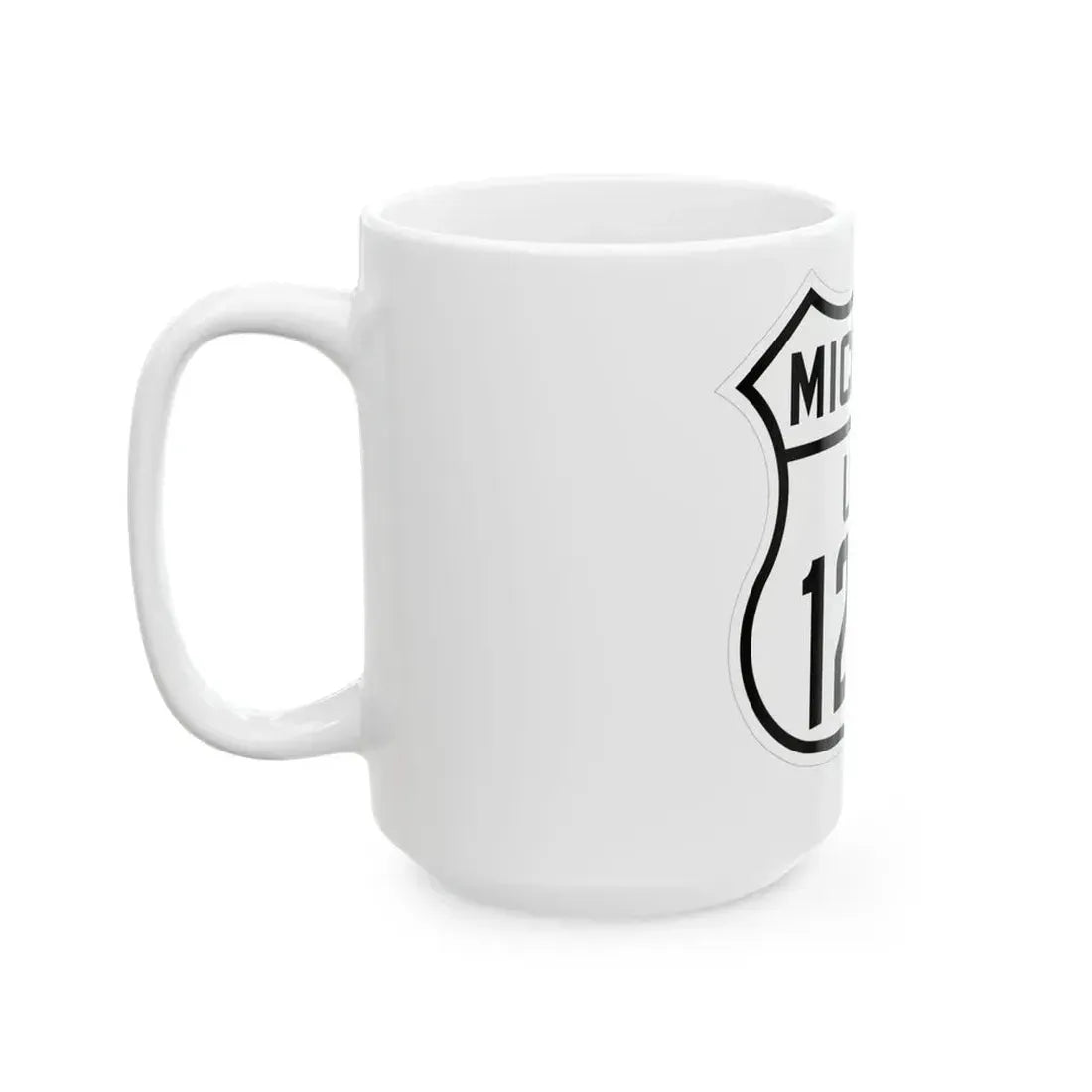 US 127A Michigan 1926 (Michigan) (Road Sign) White Coffee Mug - Go Mug Yourself