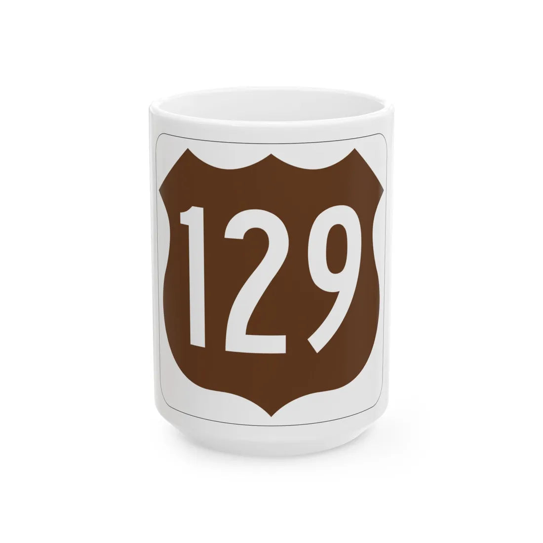 US 129 FL (Florida) (Road Sign) White Coffee Mug 15oz - Go Mug Yourself