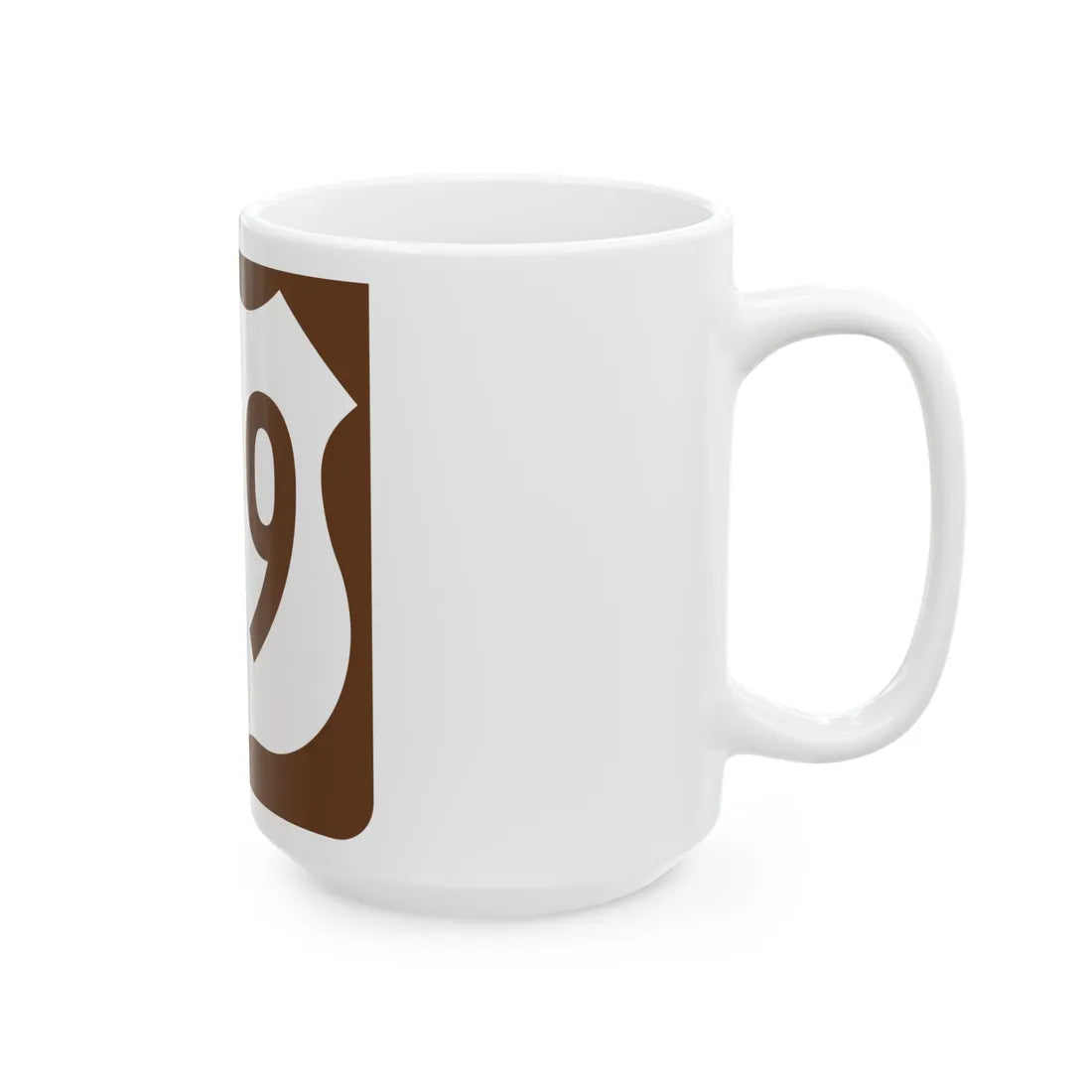 US 129 FL reversed (Florida) (Road Sign) White Coffee Mug - Go Mug Yourself