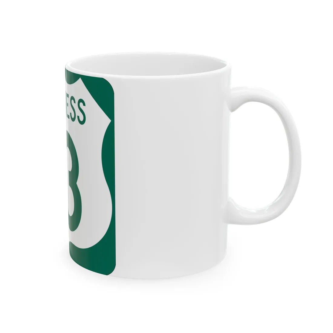US 13 Business MD (Maryland) (Road Sign) White Coffee Mug - Go Mug Yourself