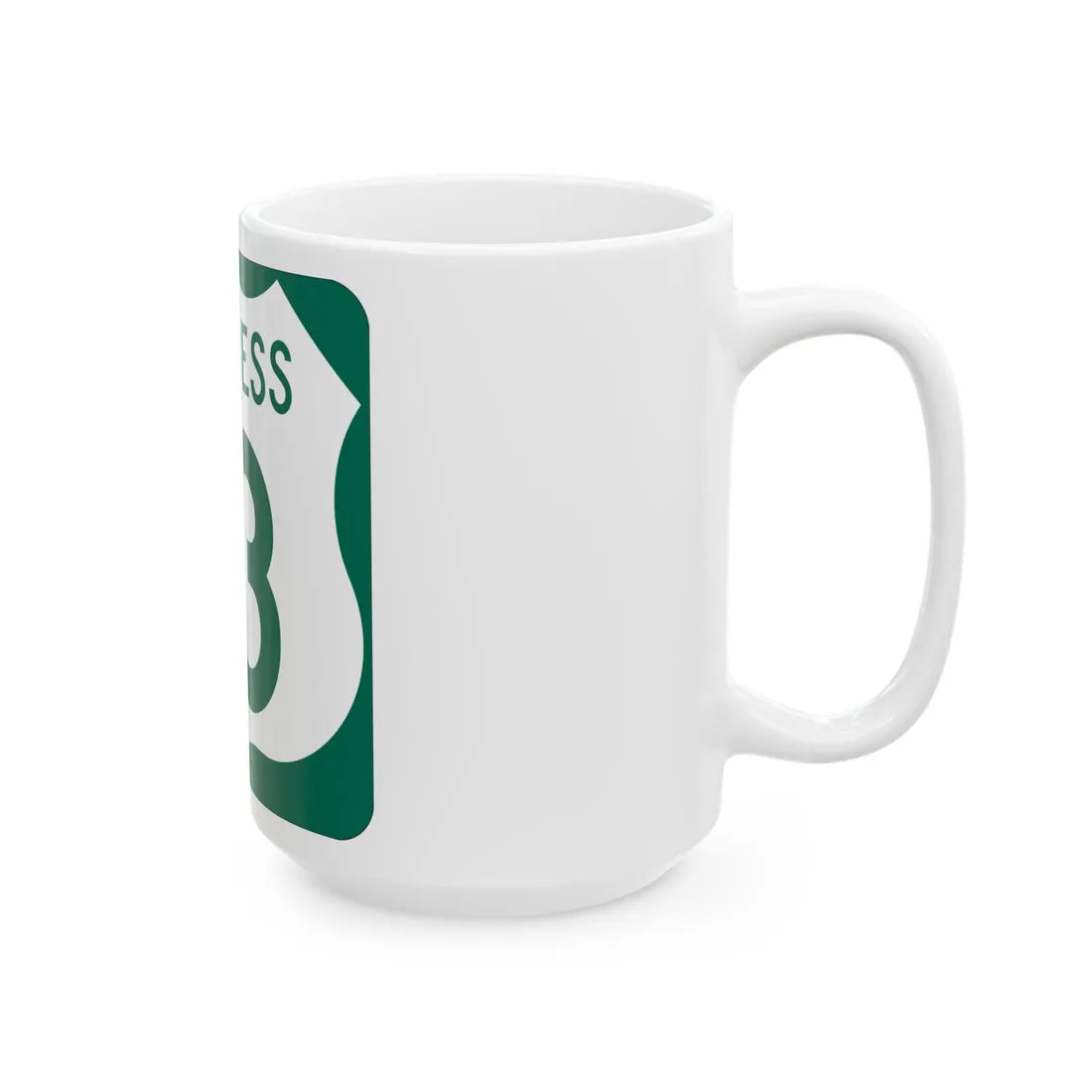 US 13 Business MD (Maryland) (Road Sign) White Coffee Mug - Go Mug Yourself