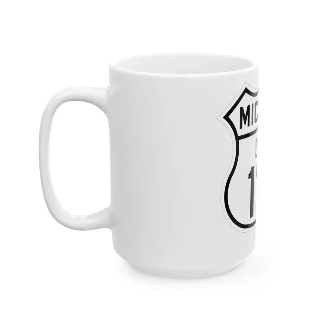 US 131 Michigan 1926 (Michigan) (Road Sign) White Coffee Mug - Go Mug Yourself