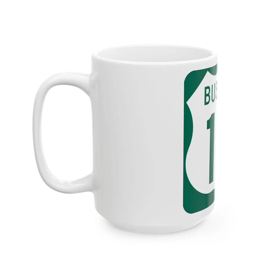 US 15 Business MD (Maryland) (Road Sign) White Coffee Mug - Go Mug Yourself