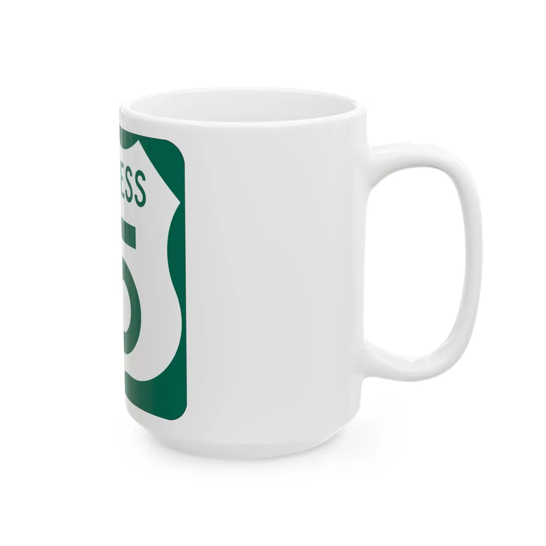 US 15 Business MD (Maryland) (Road Sign) White Coffee Mug - Go Mug Yourself