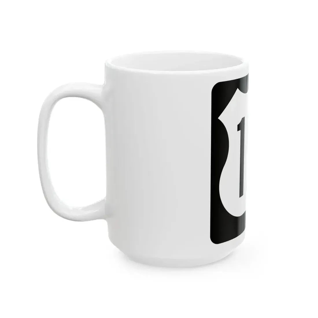 US 151 IA (Iowa) (Road Sign) White Coffee Mug - Go Mug Yourself