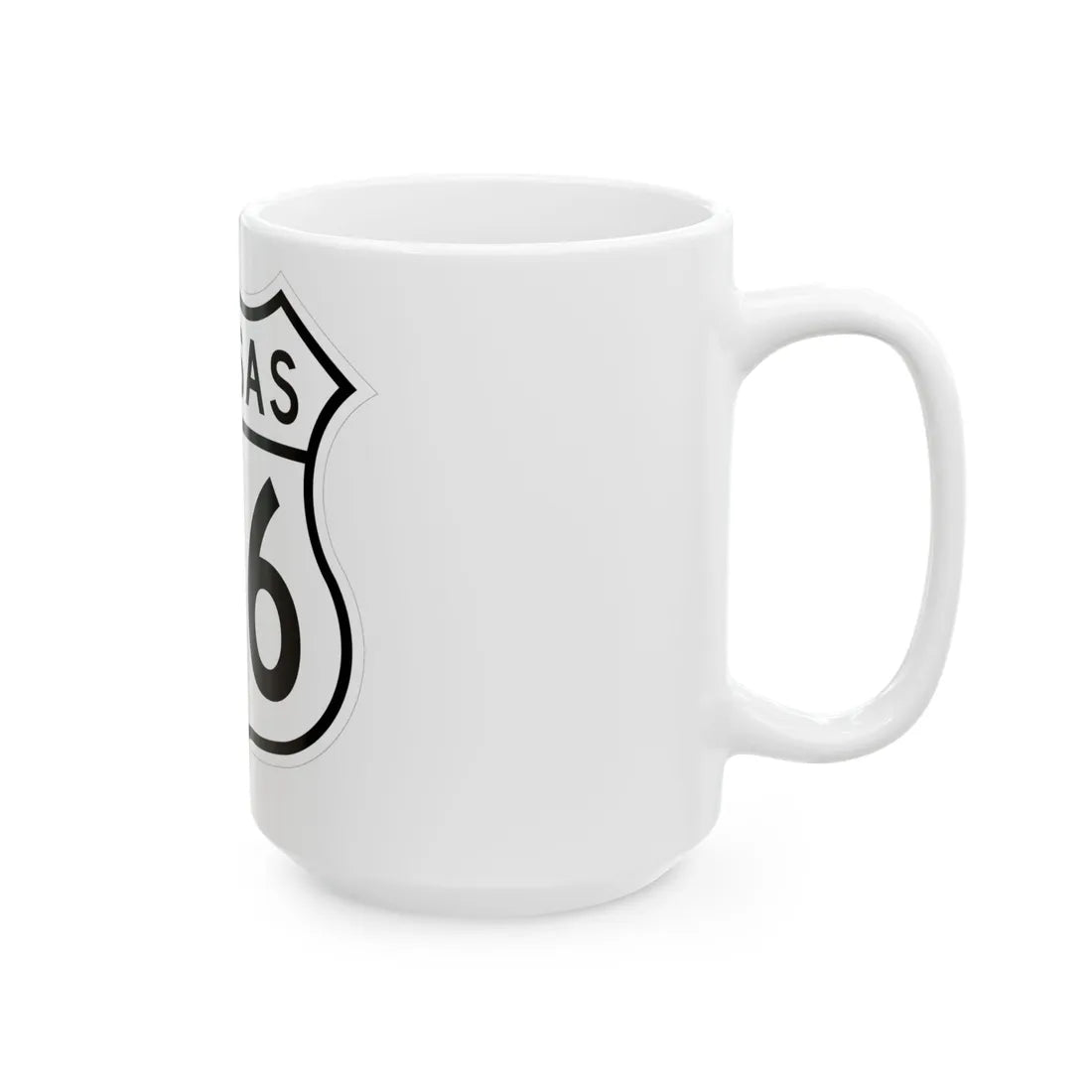 US 156 Kansas 1962 (Kansas) (Road Sign) White Coffee Mug - Go Mug Yourself