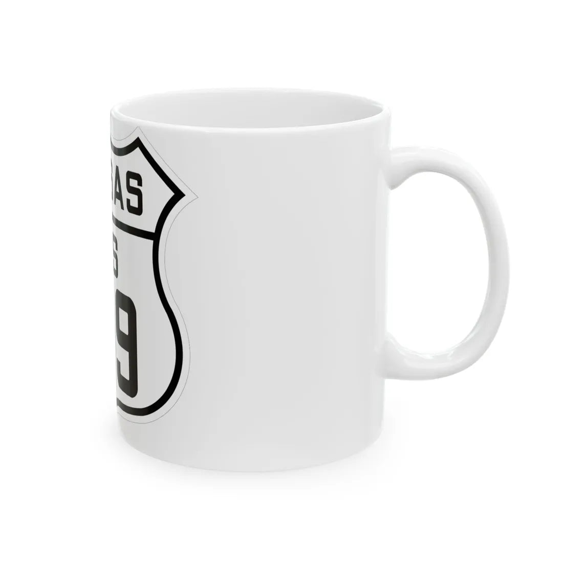 US 159 Kansas 1926 (Kansas) (Road Sign) White Coffee Mug - Go Mug Yourself