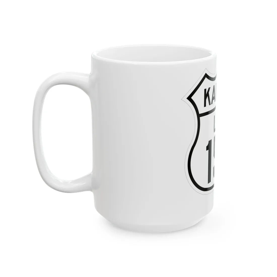 US 159 Kansas 1926 (Kansas) (Road Sign) White Coffee Mug - Go Mug Yourself