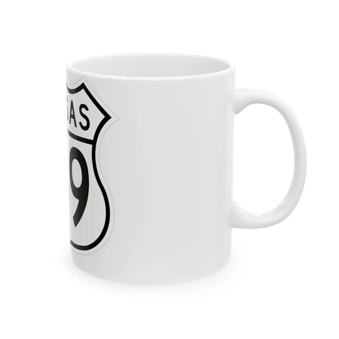 US 159 Kansas 1962 (Kansas) (Road Sign) White Coffee Mug - Go Mug Yourself