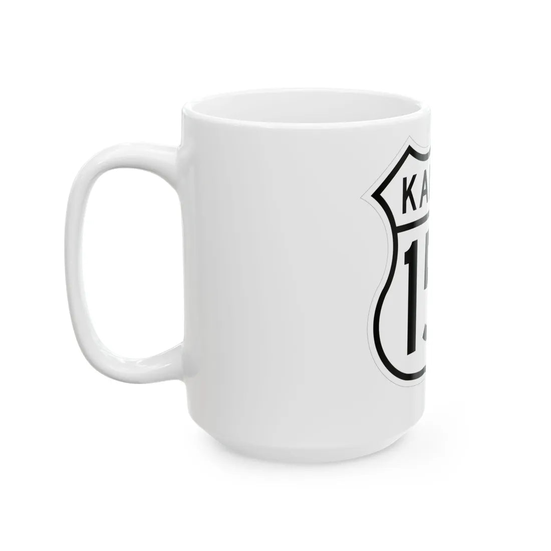 US 159 Kansas 1962 (Kansas) (Road Sign) White Coffee Mug - Go Mug Yourself