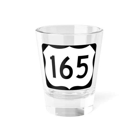 US 165 AR (Arkansas) (Road Sign) Shot Glass 1.5oz 1.5oz - Go Mug Yourself