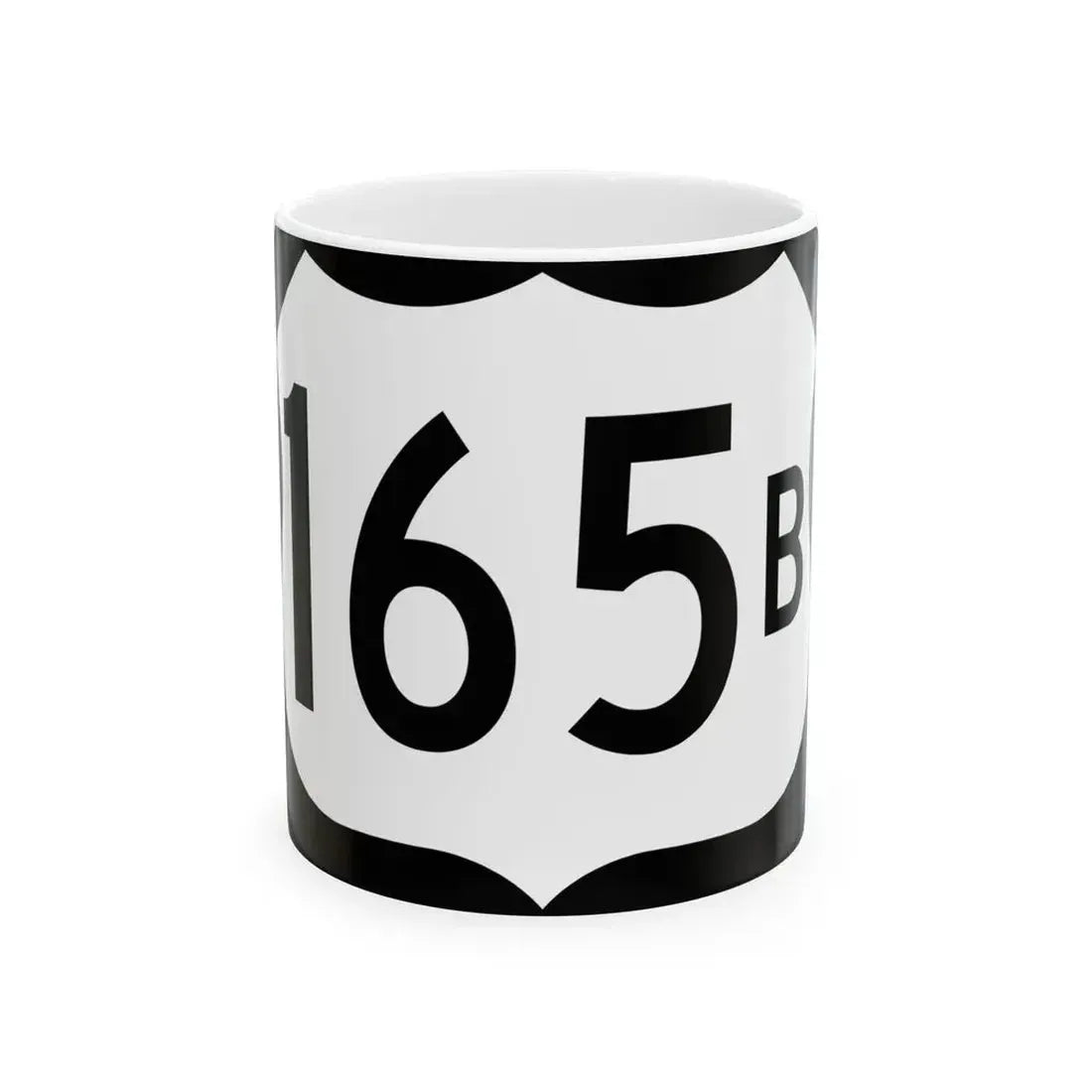 US 165B (Arkansas) (Road Sign) White Coffee Mug 11oz - Go Mug Yourself