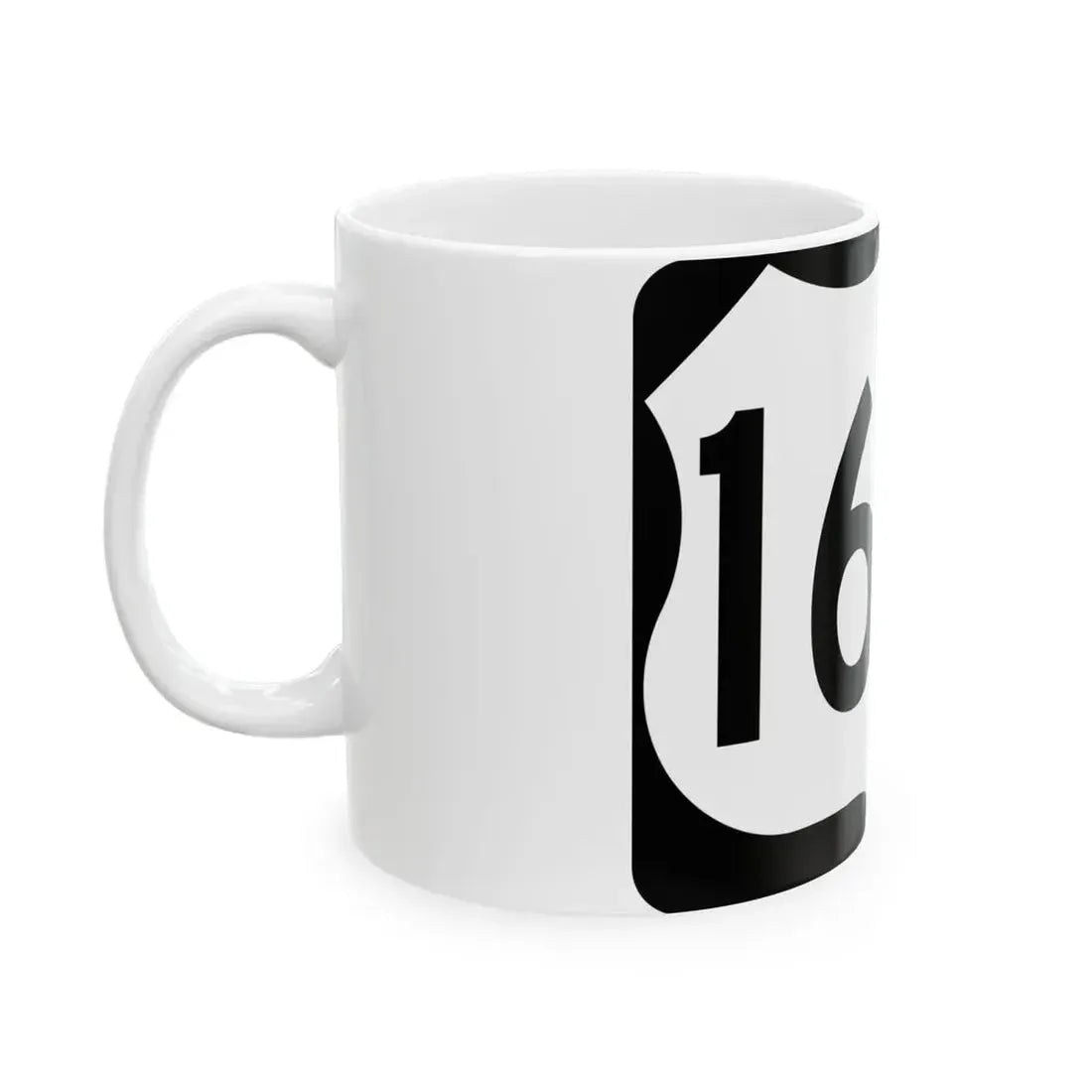 US 165B (Arkansas) (Road Sign) White Coffee Mug - Go Mug Yourself