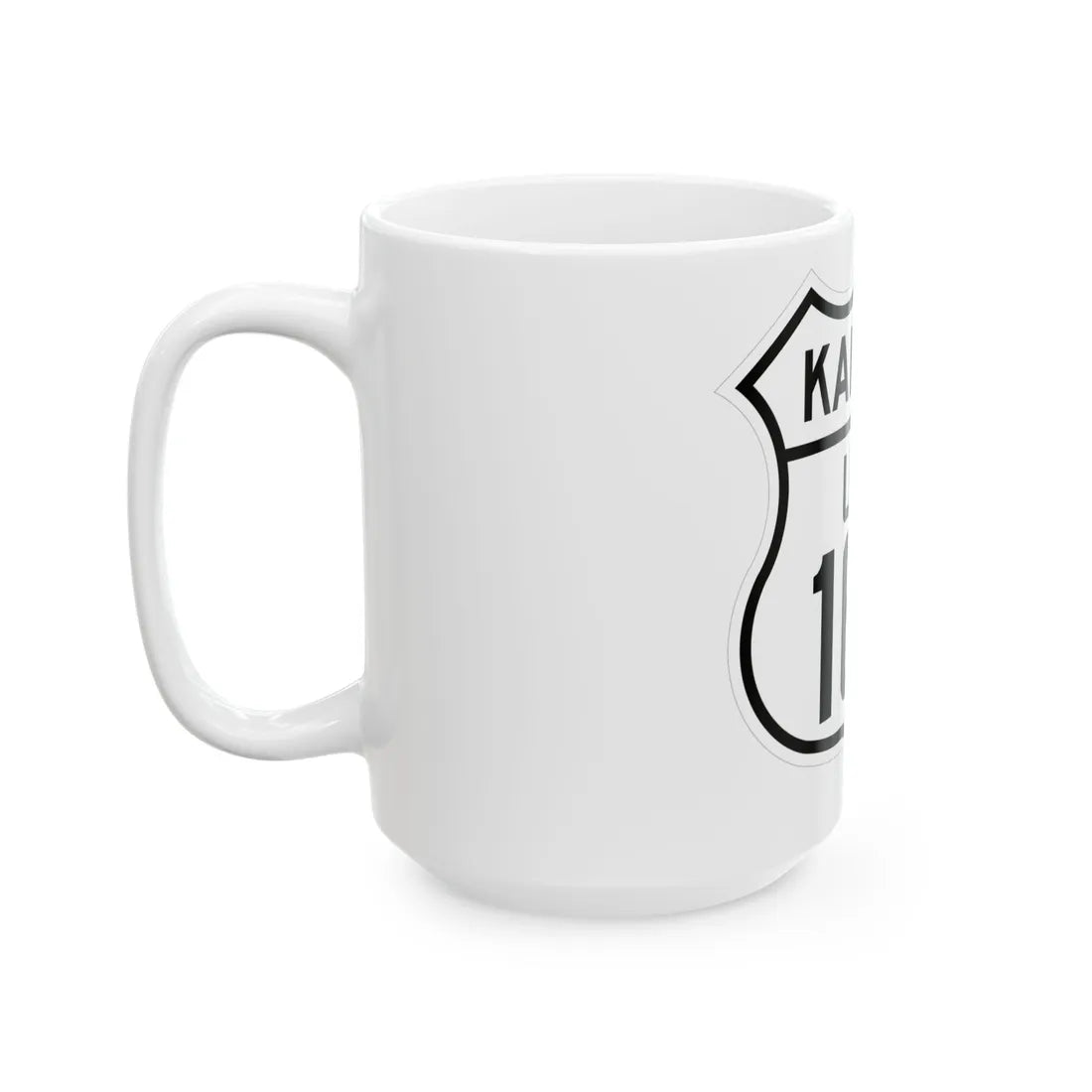 US 166 Kansas 1926 (Kansas) (Road Sign) White Coffee Mug - Go Mug Yourself