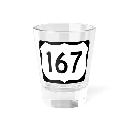 US 167 AR (Arkansas) (Road Sign) Shot Glass 1.5oz 1.5oz - Go Mug Yourself