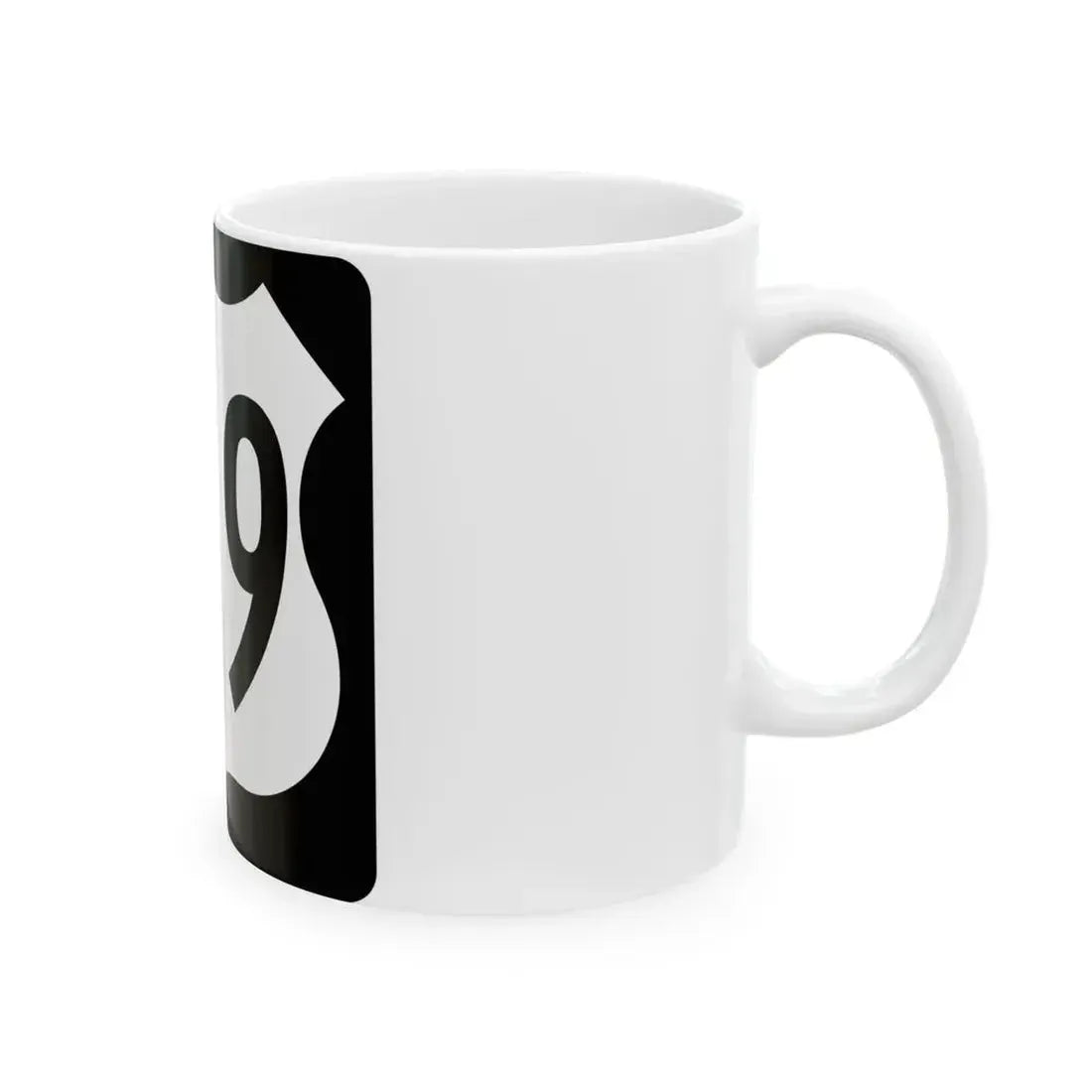 US 169 IA (Iowa) (Road Sign) White Coffee Mug - Go Mug Yourself