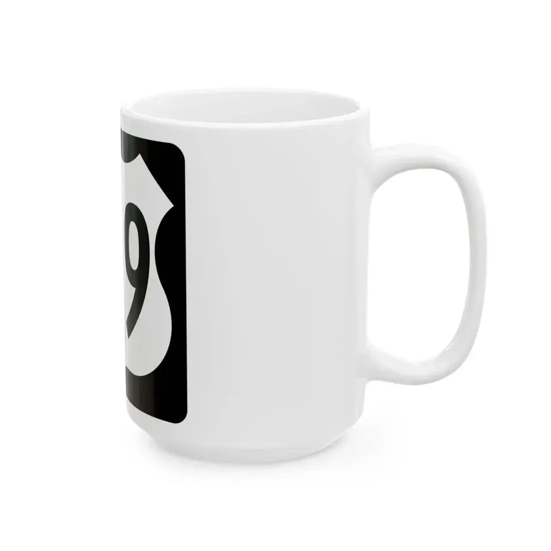 US 169 IA (Iowa) (Road Sign) White Coffee Mug - Go Mug Yourself