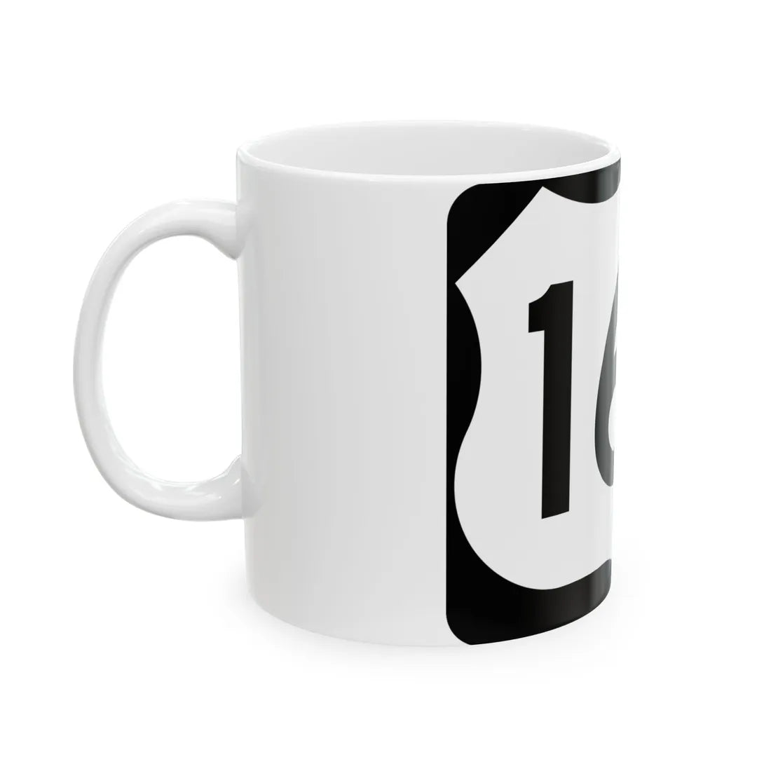 US 16A (South Dakota) (Road Sign) White Coffee Mug - Go Mug Yourself