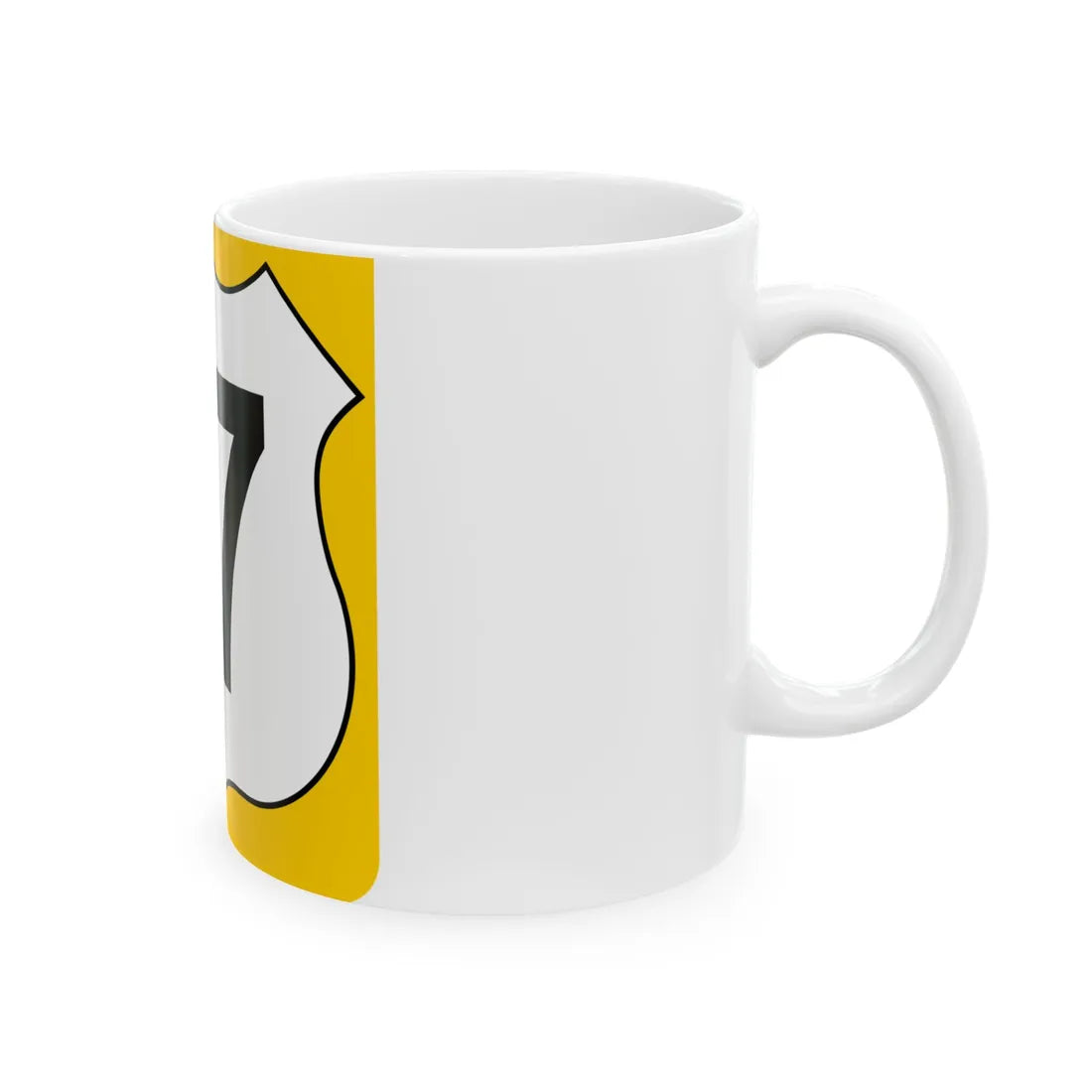 US 17 FL reversed (Florida) (Road Sign) White Coffee Mug - Go Mug Yourself