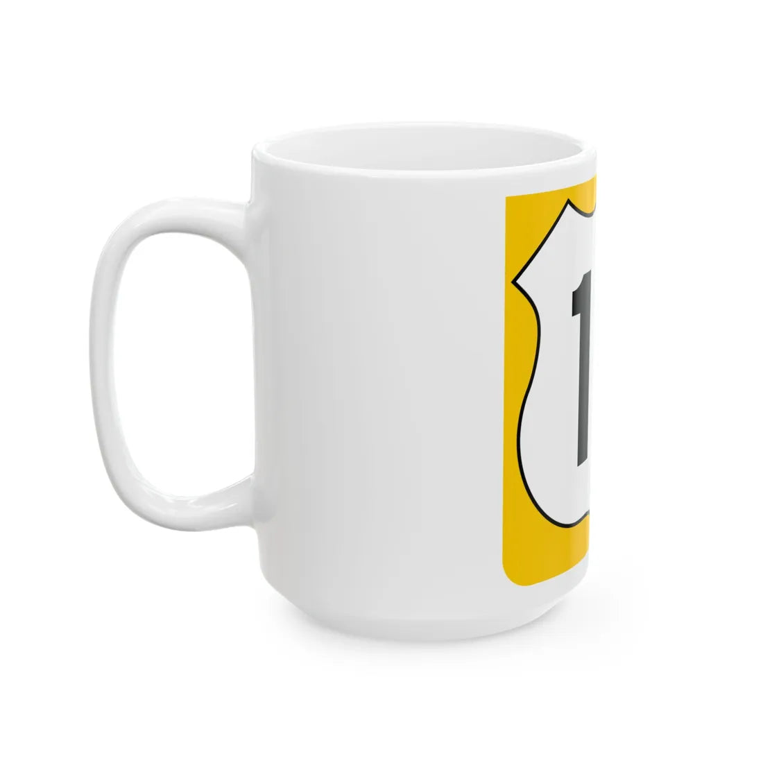 US 17 FL reversed (Florida) (Road Sign) White Coffee Mug - Go Mug Yourself