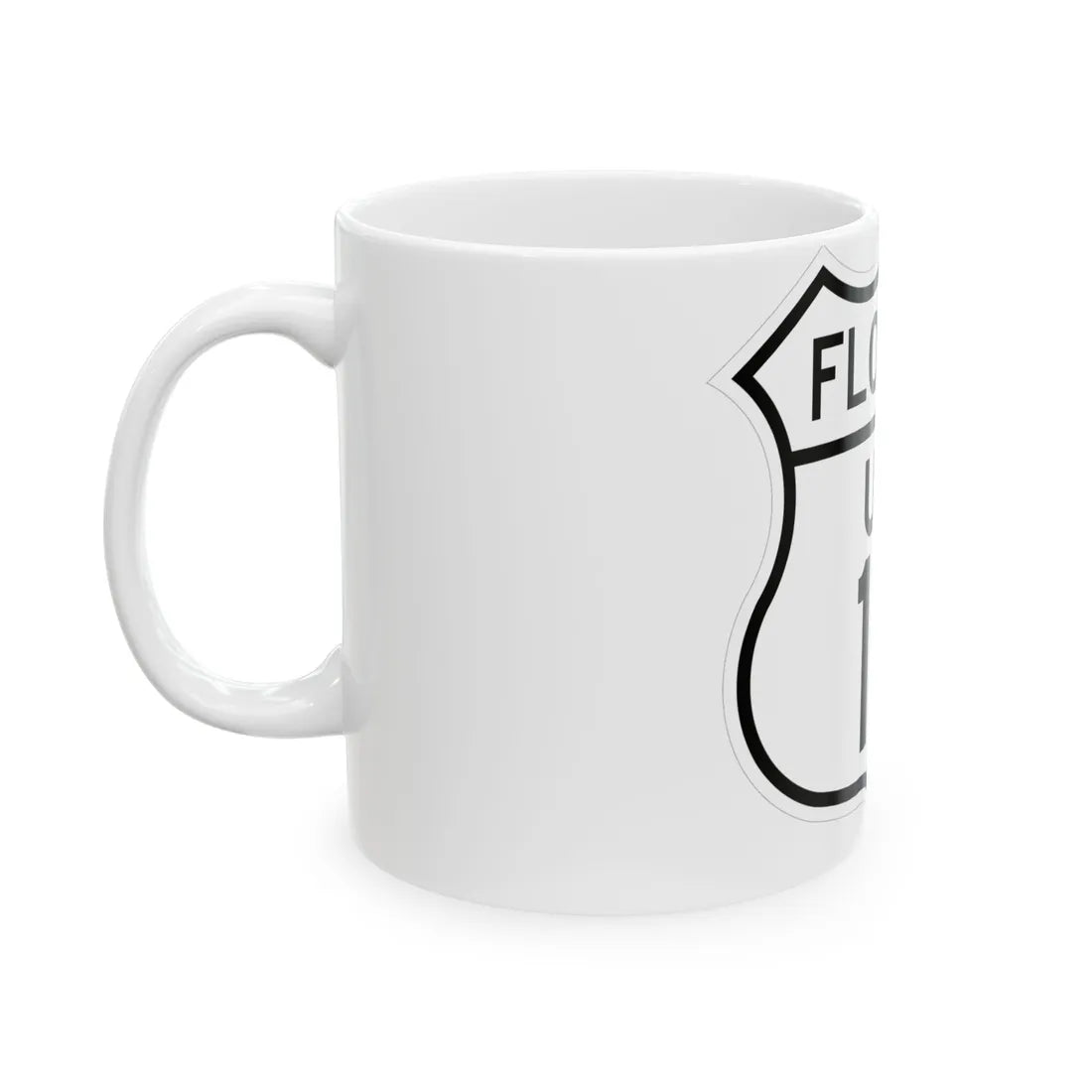 US 17 Florida 1948 (Florida) (Road Sign) White Coffee Mug - Go Mug Yourself