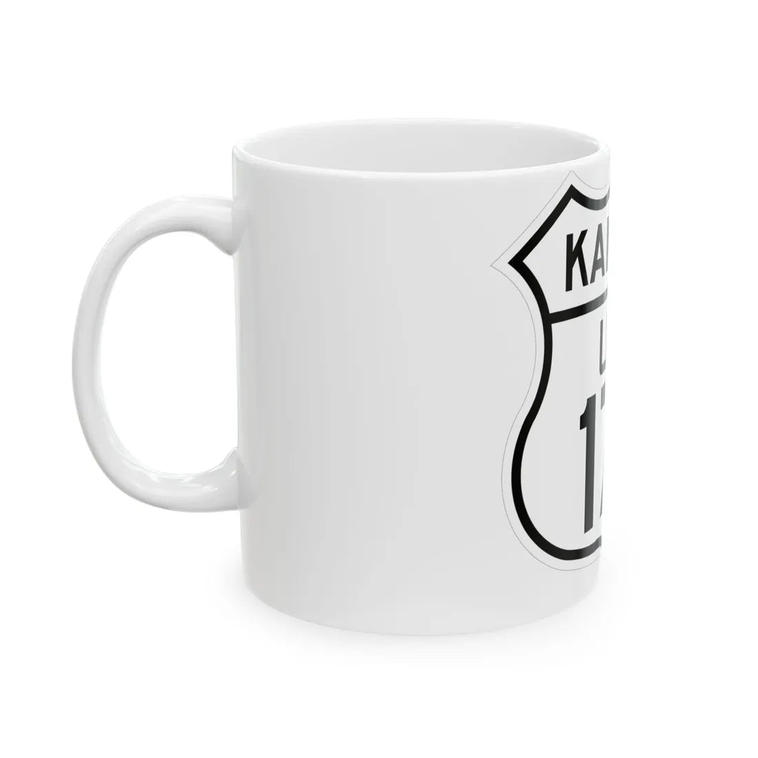 US 177 Kansas 1926 (Kansas) (Road Sign) White Coffee Mug - Go Mug Yourself