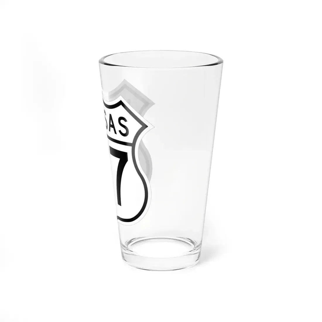 US 177 Kansas 1962 (Kansas) (Road Sign) Pint Glss 16oz - Go Mug Yourself