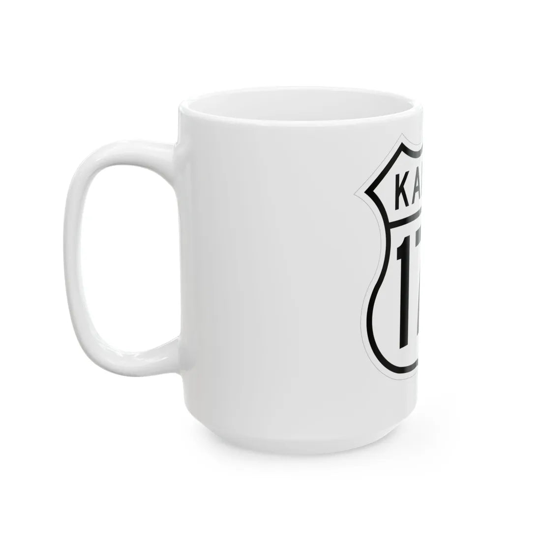 US 177 Kansas 1962 (Kansas) (Road Sign) White Coffee Mug - Go Mug Yourself