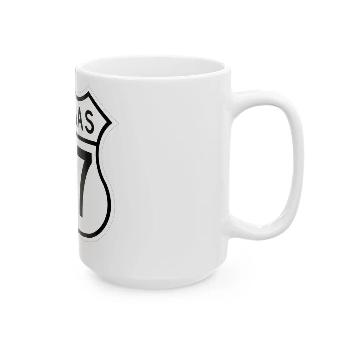 US 177 Kansas 1962 (Kansas) (Road Sign) White Coffee Mug - Go Mug Yourself